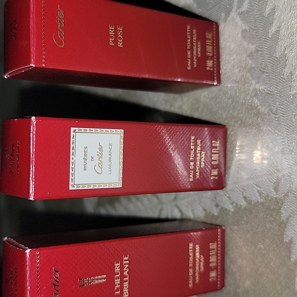 CARTIER Women's Fragrance Sampler Set of 3 - Picture 3 of 4